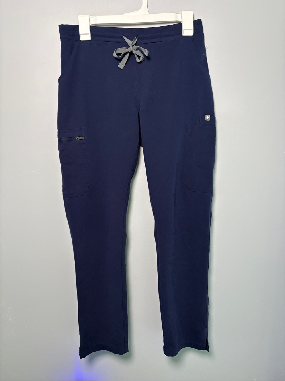 Figs Men's Navy Cargo Pants with Drawstring